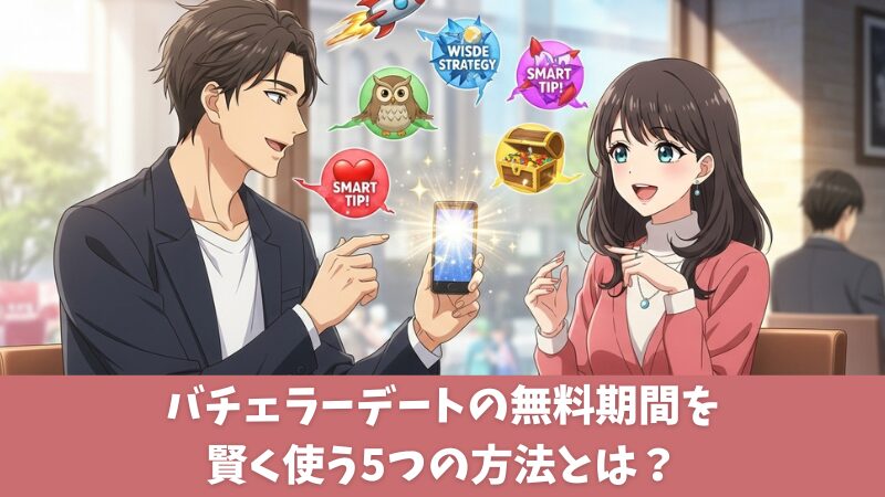 バチェラーデートの無料期間で損したくない人必見!賢く使う5つの方法を紹介!