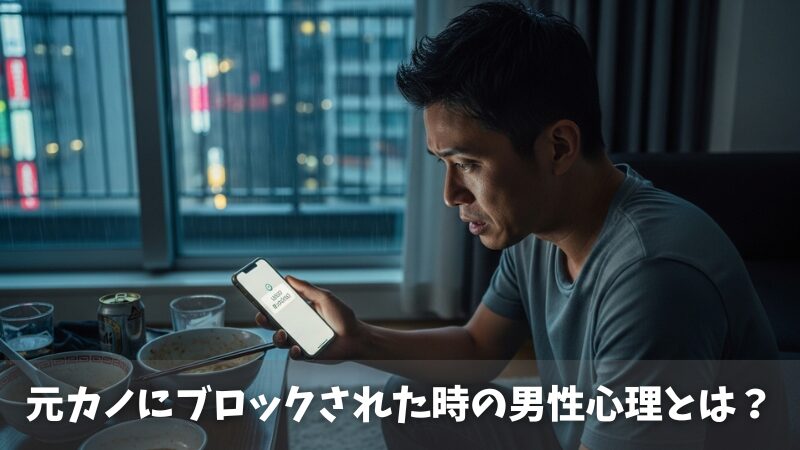 元カノにブロックされた時の男性心理とは？突然の拒絶に隠された本音と立ち直り方を解説！ 