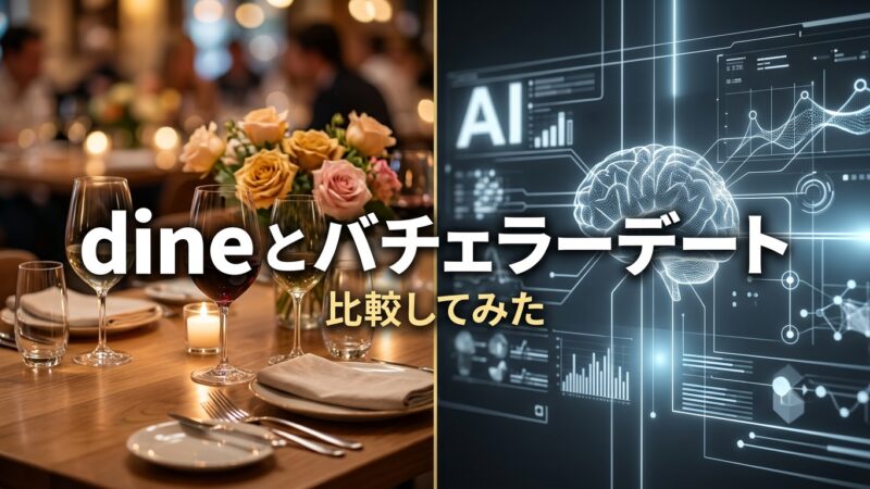 dineとバチェラーデートを徹底比較！どっちがあなたに合っている？ 